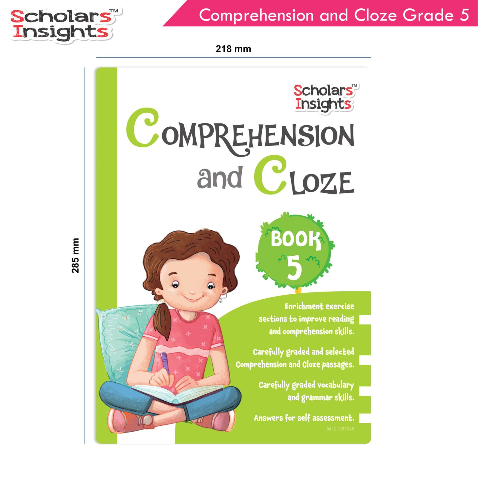 Scholars Insights Comprehension and Cloze Grade 5 2 1