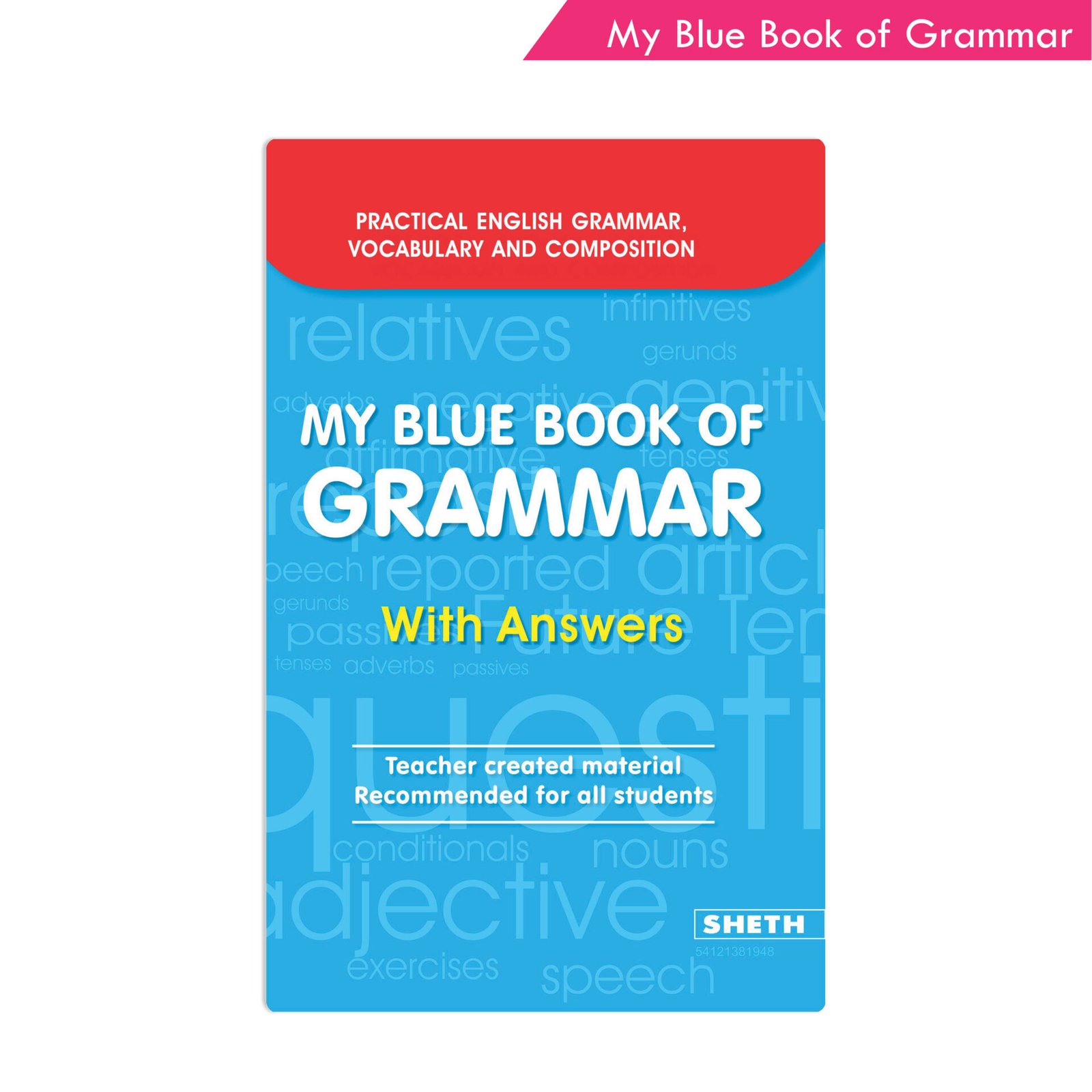 Sheth Books My Blue Book of Grammar With Answers 1