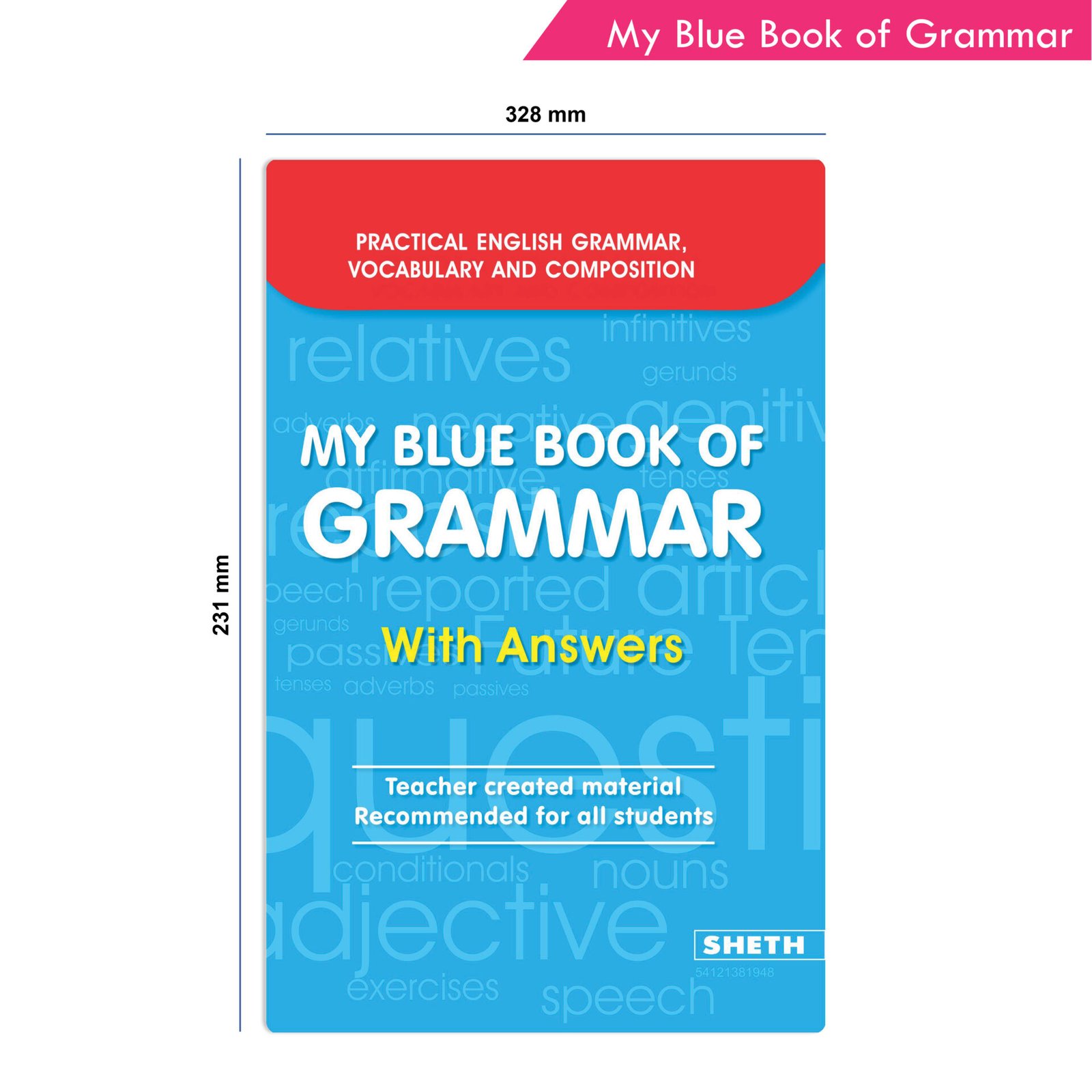Sheth Books My Blue Book of Grammar With Answers 2