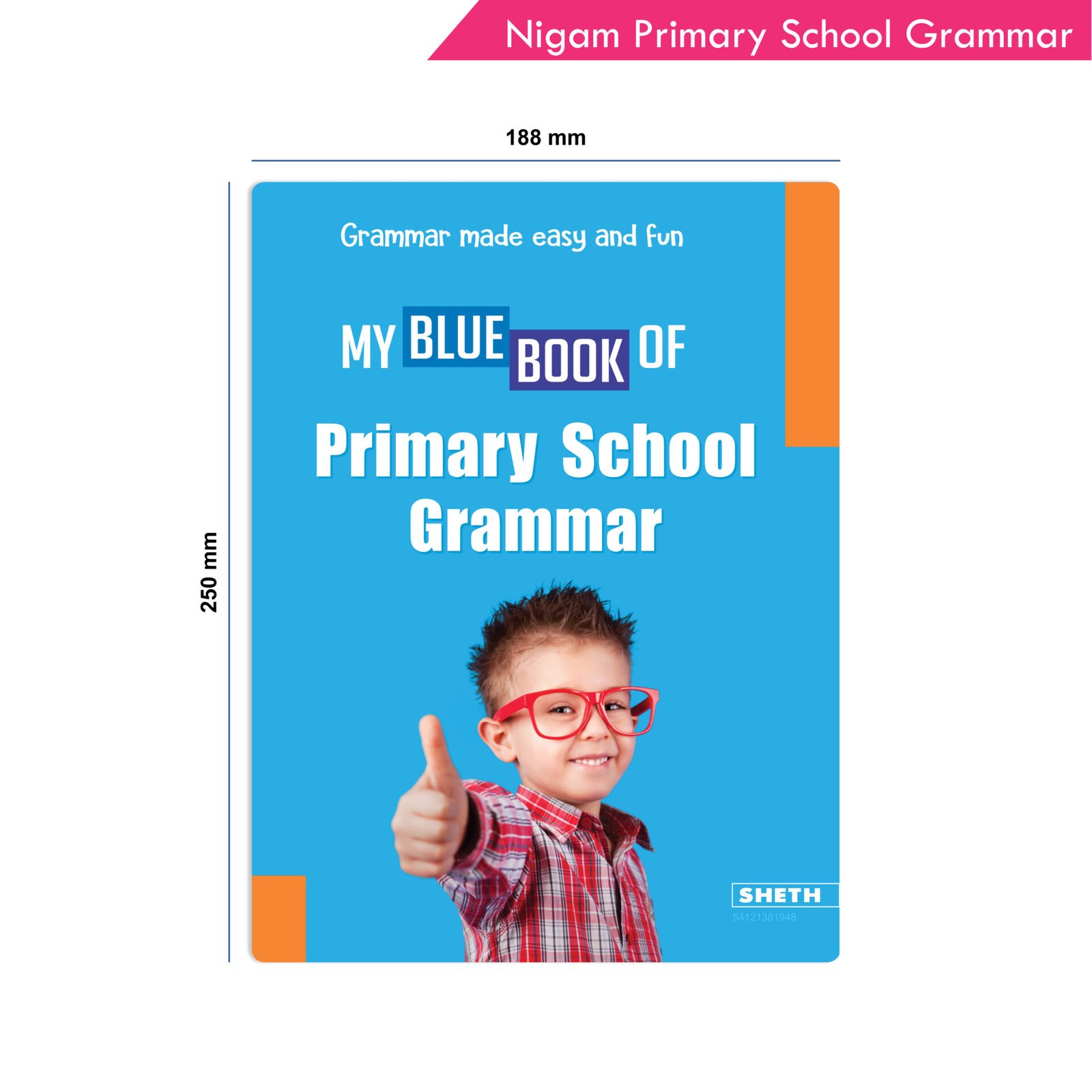 Sheth Books Nigam My Blue Book of Primary School Grammar 2