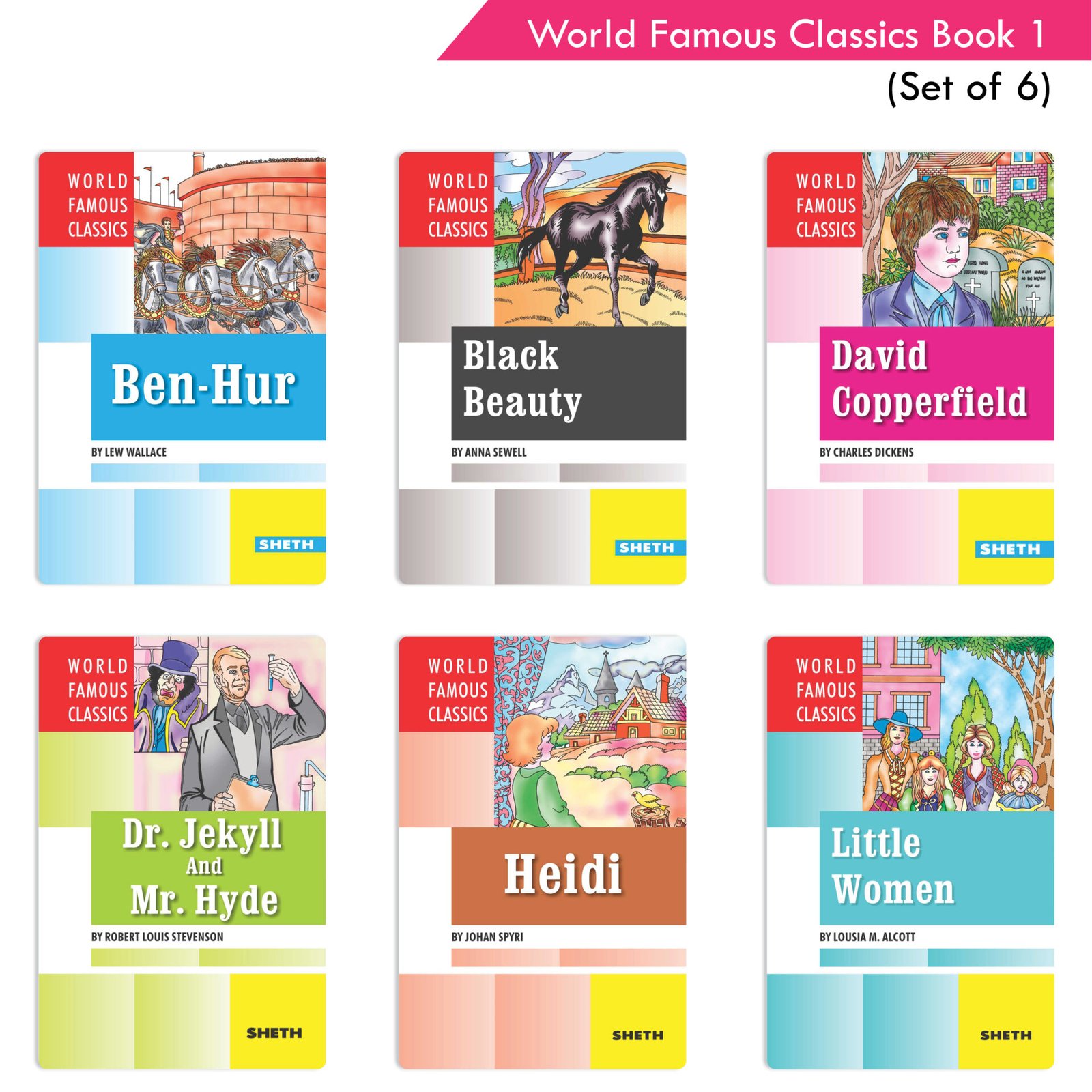 World Famous Classics Book 1 Set of 6 1