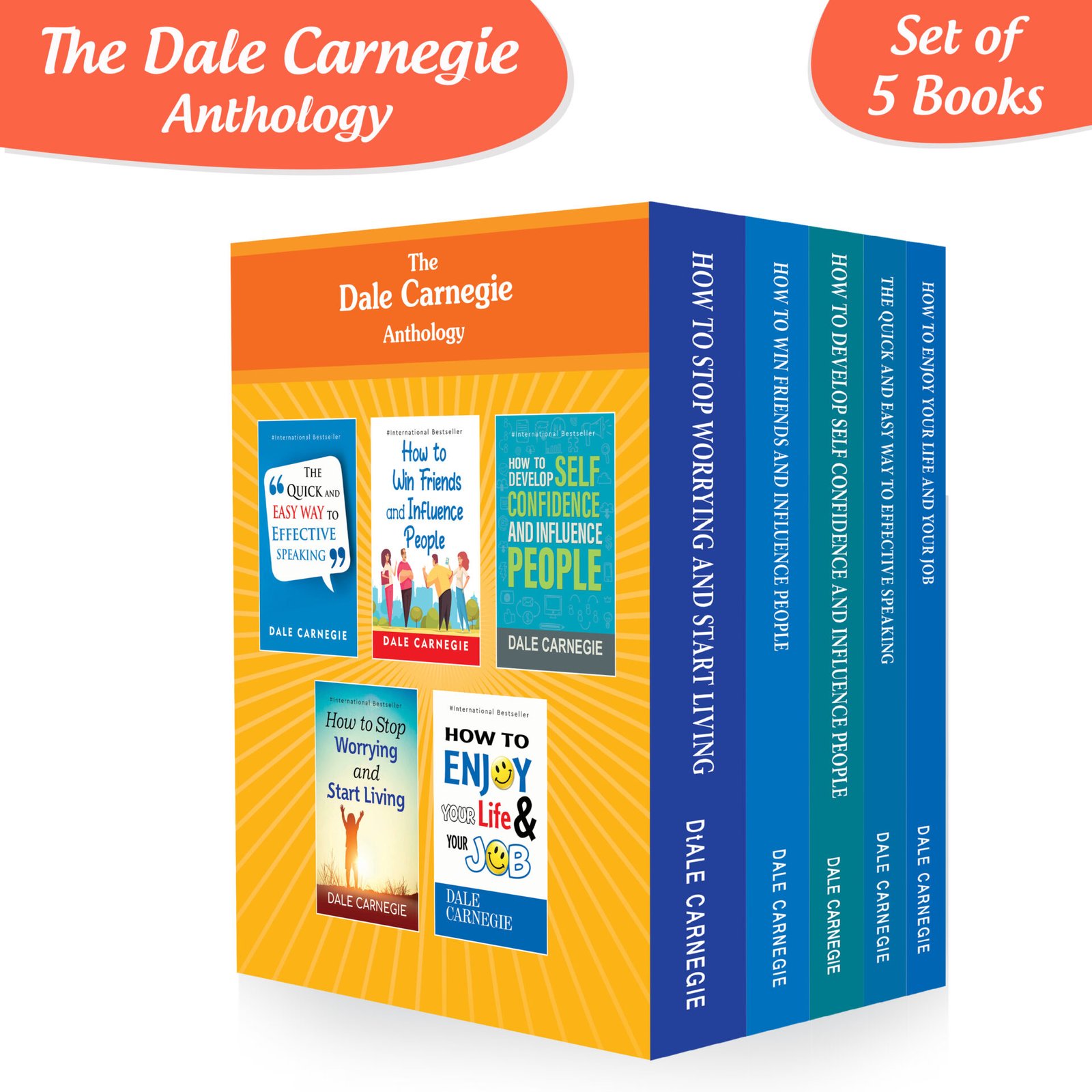 Best of Dale Carnegie For Personality Development Books Set Set of 5 1