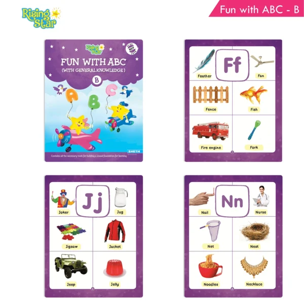 Rising Star Combo Set of General Knowledge & Conversation Book B, Environmental Studies B and Fun with ABC & General Knowledge B (Set of 3) - Image 6