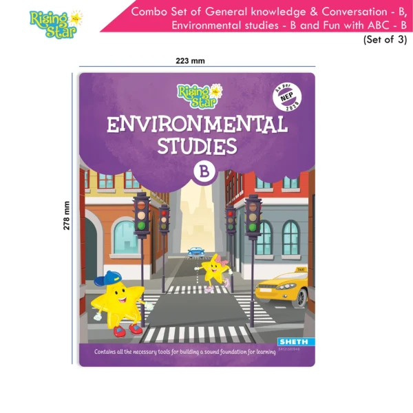 Rising Star Combo Set of General Knowledge & Conversation Book B, Environmental Studies B and Fun with ABC & General Knowledge B (Set of 3) - Image 9