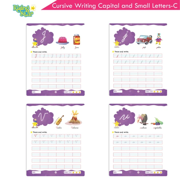 Rising Star Cursive Alphabet Letter Writing Book Set (Set of 3) - Image 7