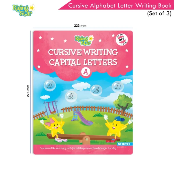 Rising Star Cursive Alphabet Letter Writing Book Set (Set of 3) - Image 9