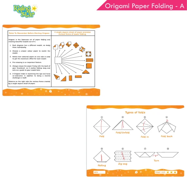 Rising Star Drawing and Colouring and Origami Activity Book for Junior KG (Set of 3) - Image 6