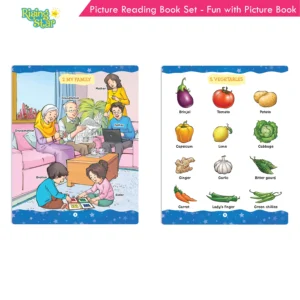 Rising Star Fun with ABC Picture Reading Dictionary Books Set of 2| General Knowledge| ABC Picture Dictionary| Ages 3-6 Years