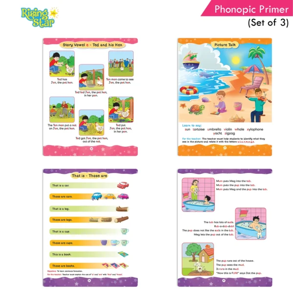 Rising Star Phonopic Primer (With Vowel Stories) Book Set (Set of 3) - Image 8