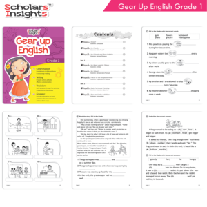 Scholars Insights Gear Up English and Maths Grade 1 Books Set (Set of 2)