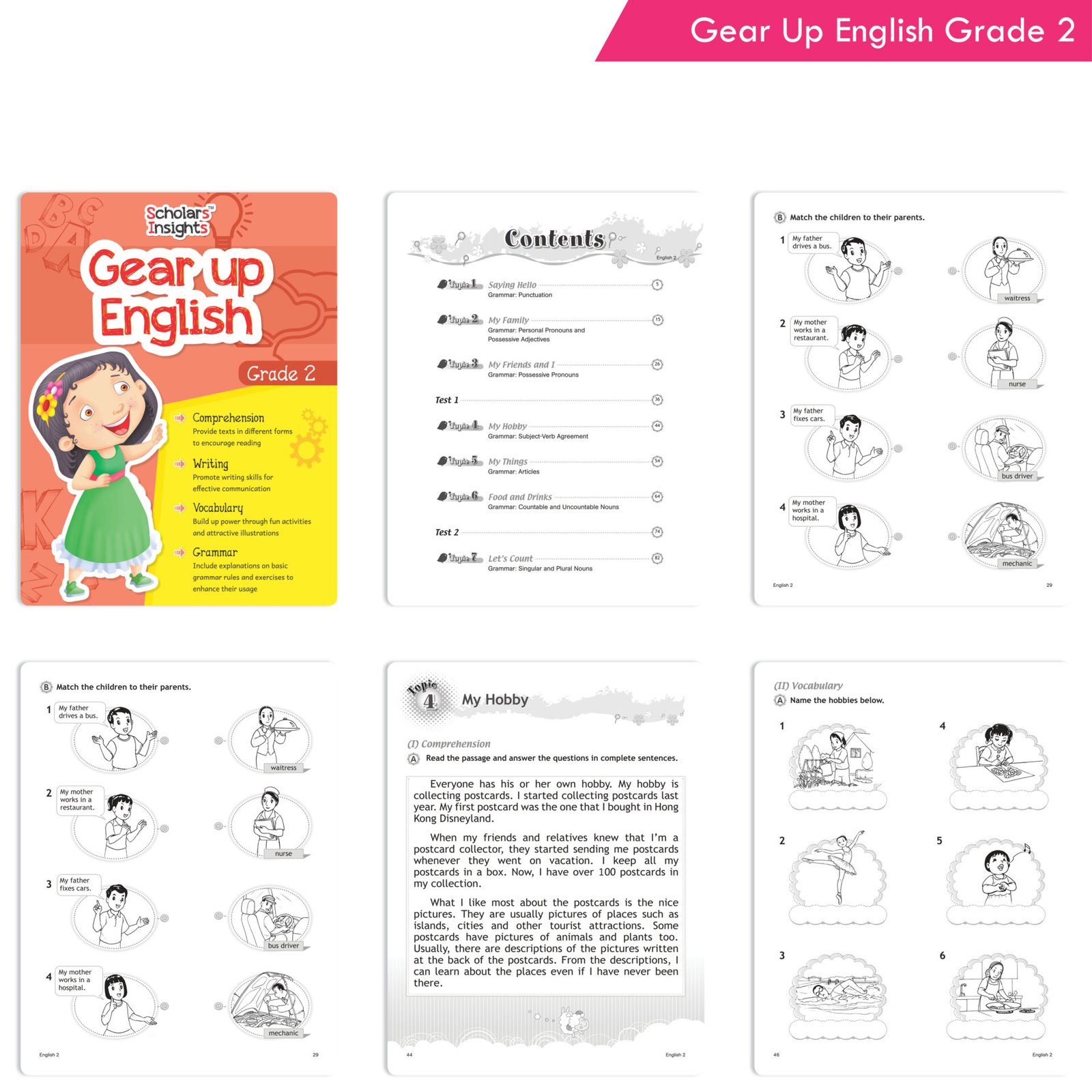 Scholars Insights Gear Up English and Maths Grade 2 Set of 2 2