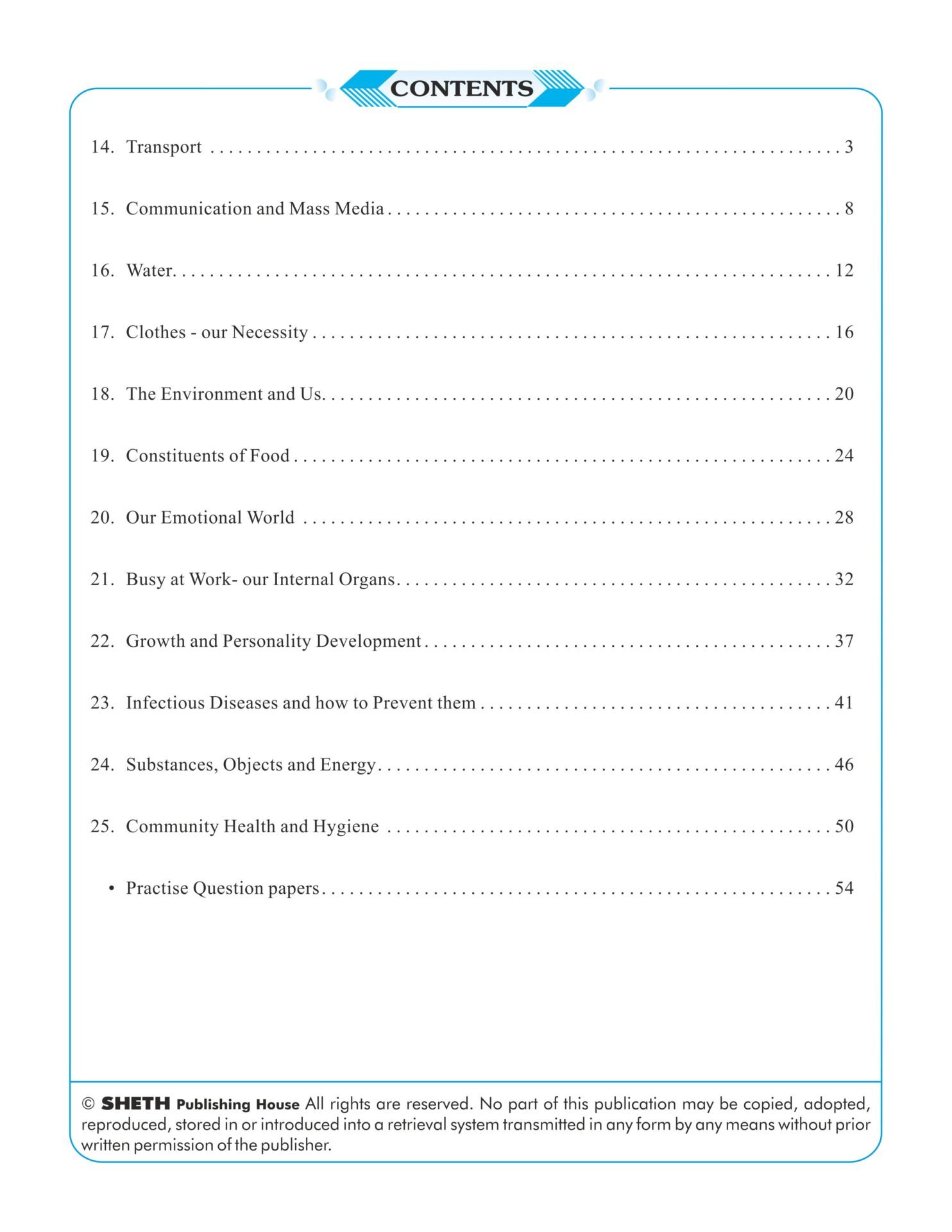 CCE Pattern Nigam Scholar Workbooks Environmental Studies EVS Part One Standard 5 Term 2 2