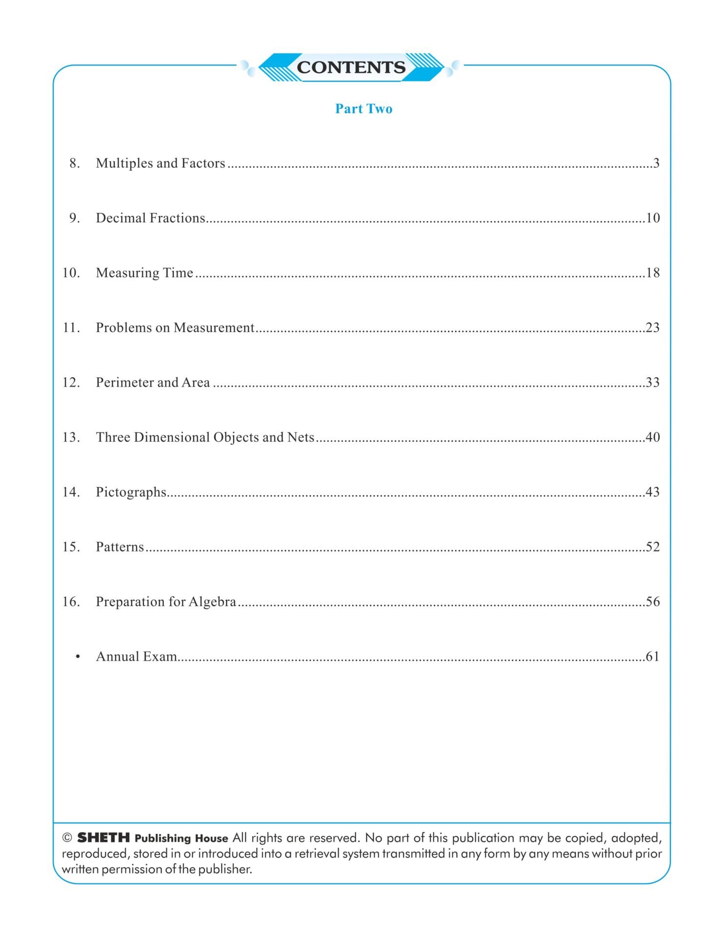 CCE Pattern Nigam Scholar Workbooks Mathematics Standard 5 Term 2 Part 2 2