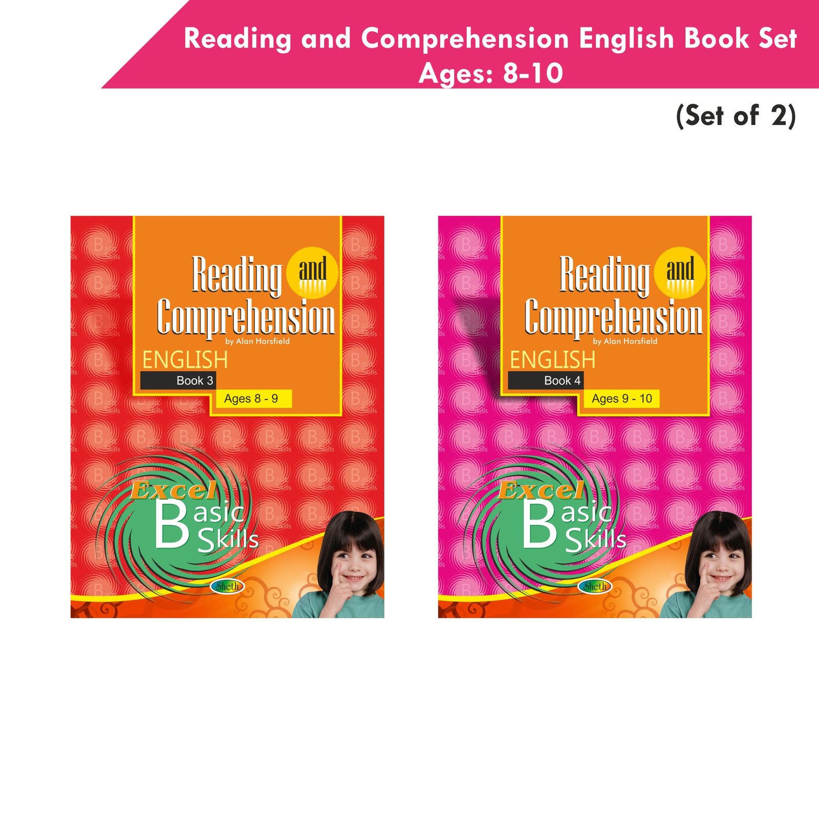 Excel Reading and Comprehension English Book Set 2 Set of 2 1