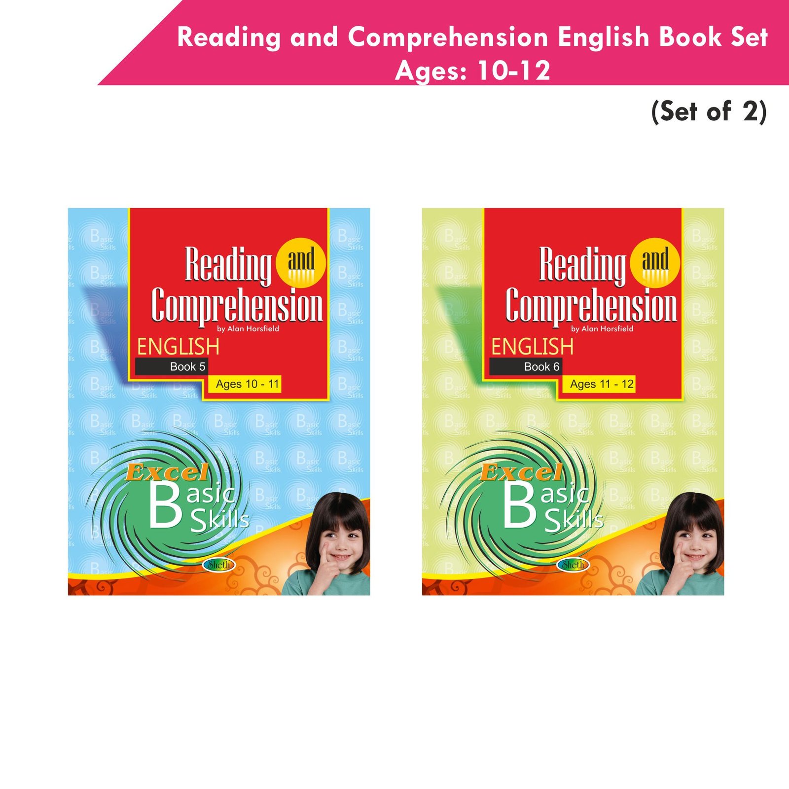 Excel Reading and Comprehension English Book Set 3 Set of 2 1
