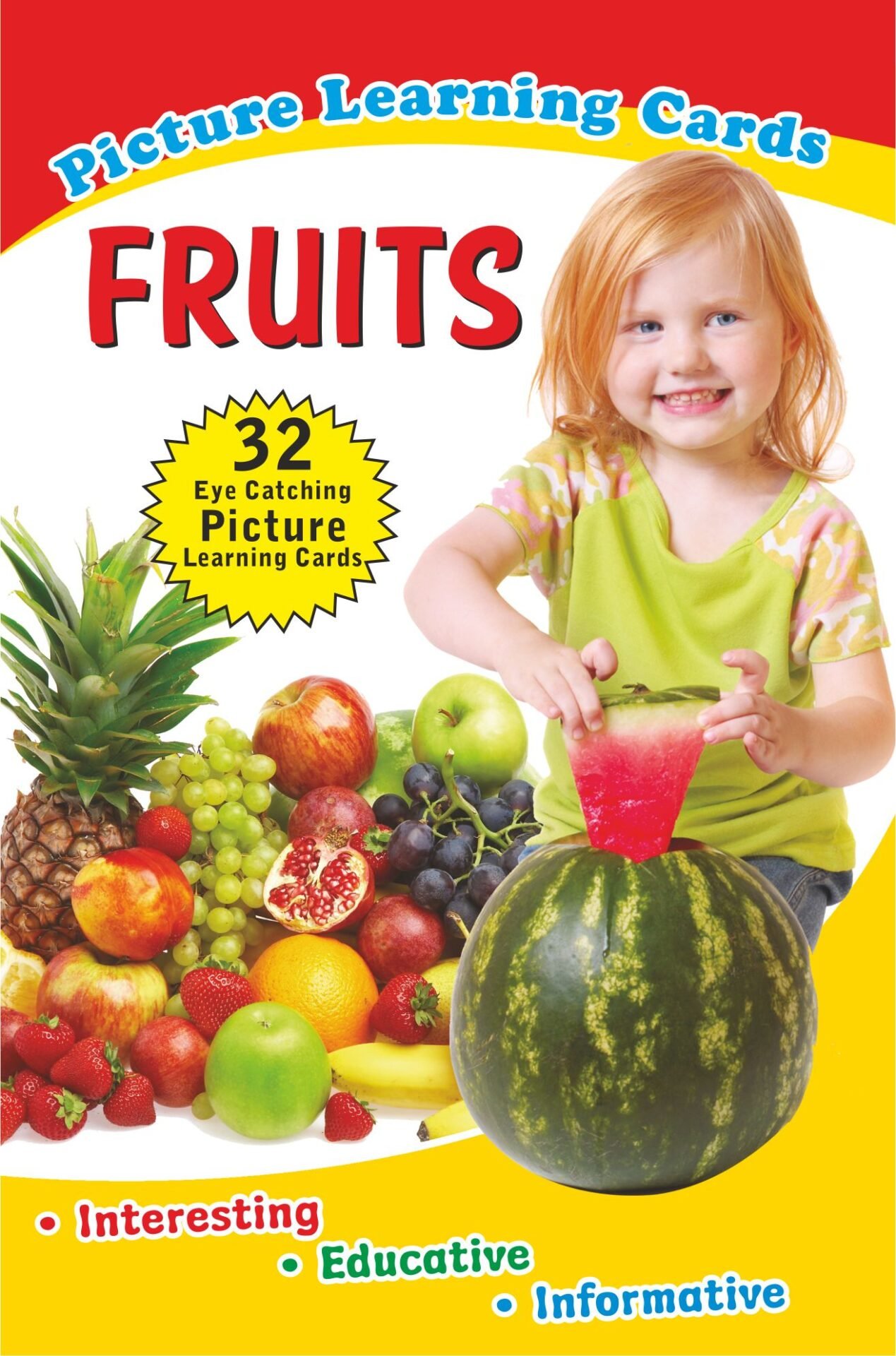Jolly Kids Flash Cards Fruits 1