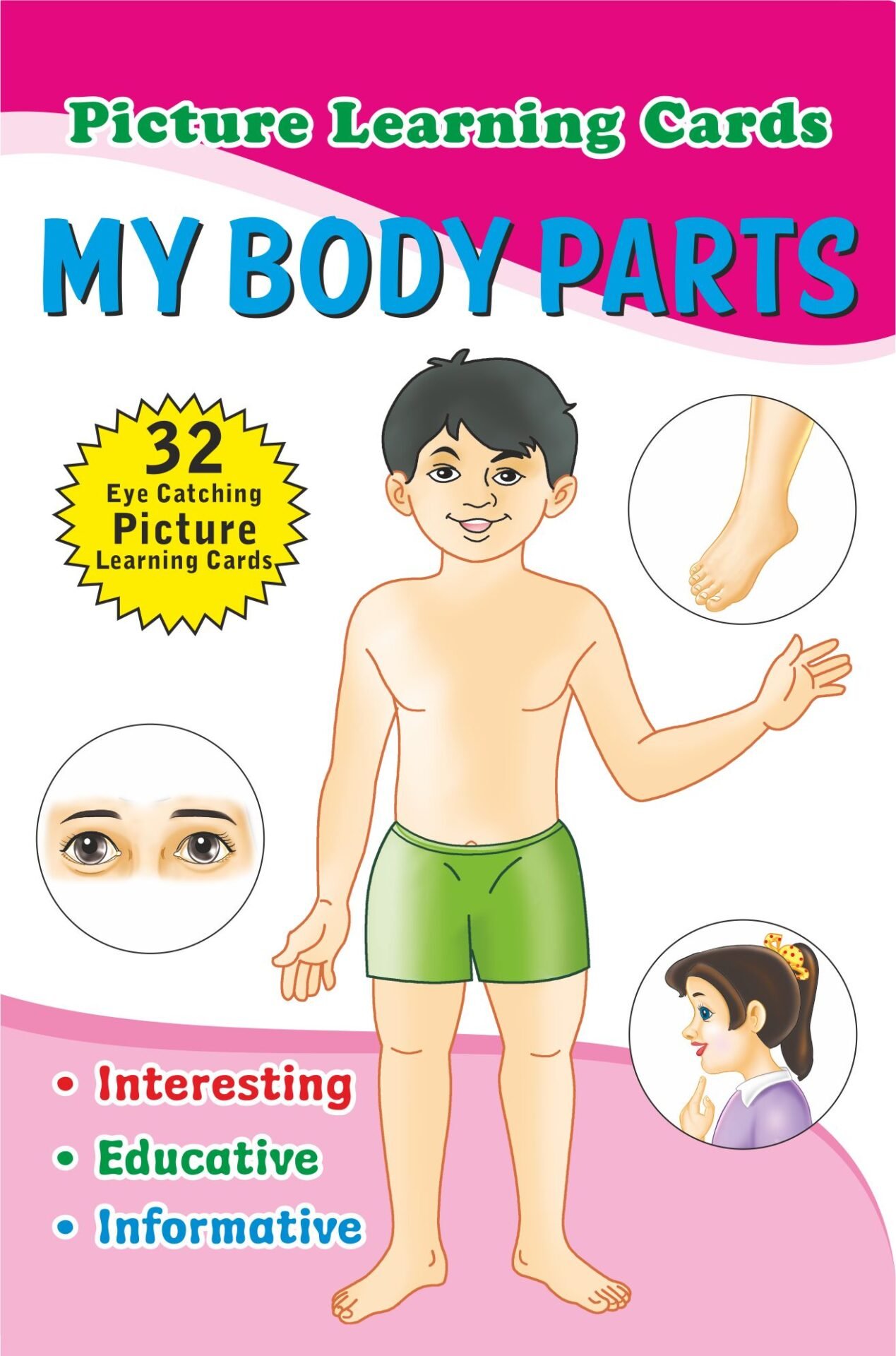 Jolly Kids Flash Cards My Body Parts 1