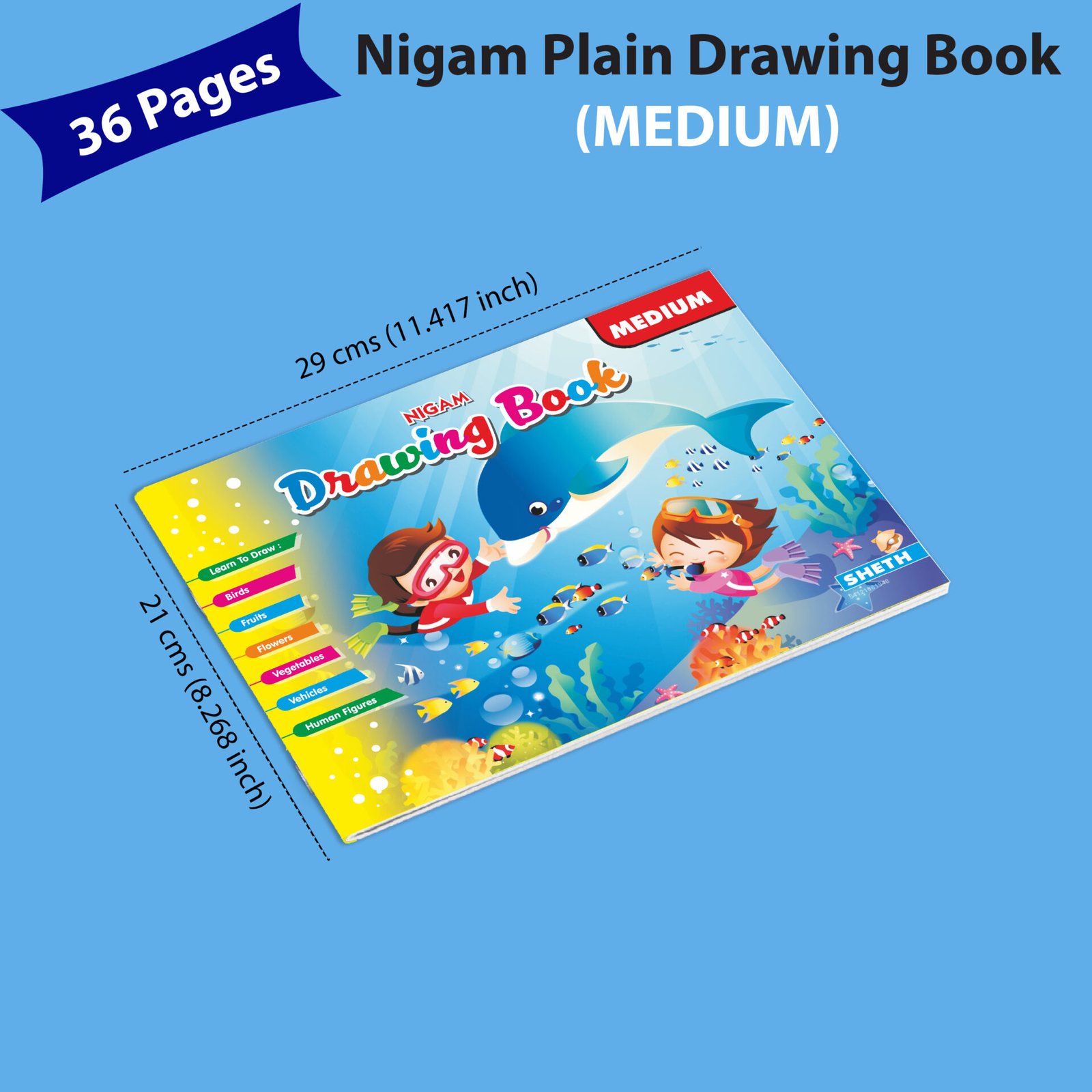 Nigam Drawing Book Medium 2