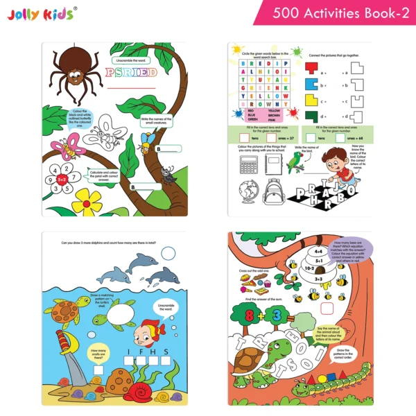 Jolly Kids 500 Activities Book 2 - Image 3