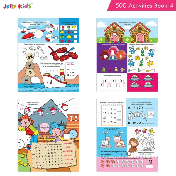 Jolly Kids 500 Activities Book 4 - Image 3