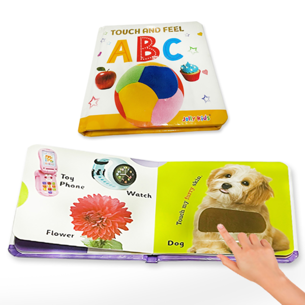 Jolly Kids Touch and Feel Alphabet-Numbers-My First Words-Animals Picture Learning Sensory Development Padded Board Books Set of 4 for Infants, Toddlers Gift Ages 0-24 Months - Image 9