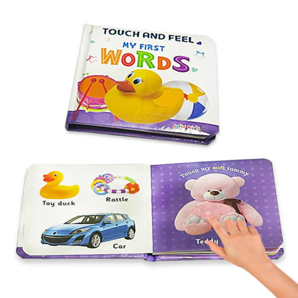 Jolly Kids Touch and Feel Alphabet-Numbers-My First Words-Animals Picture Learning Sensory Development Padded Board Books Set of 4 for Infants, Toddlers Gift Ages 0-24 Months - Image 11