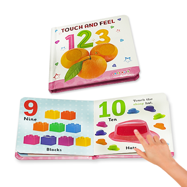 Jolly Kids Touch and Feel Alphabet-Numbers-My First Words-Animals Picture Learning Sensory Development Padded Board Books Set of 4 for Infants, Toddlers Gift Ages 0-24 Months - Image 12