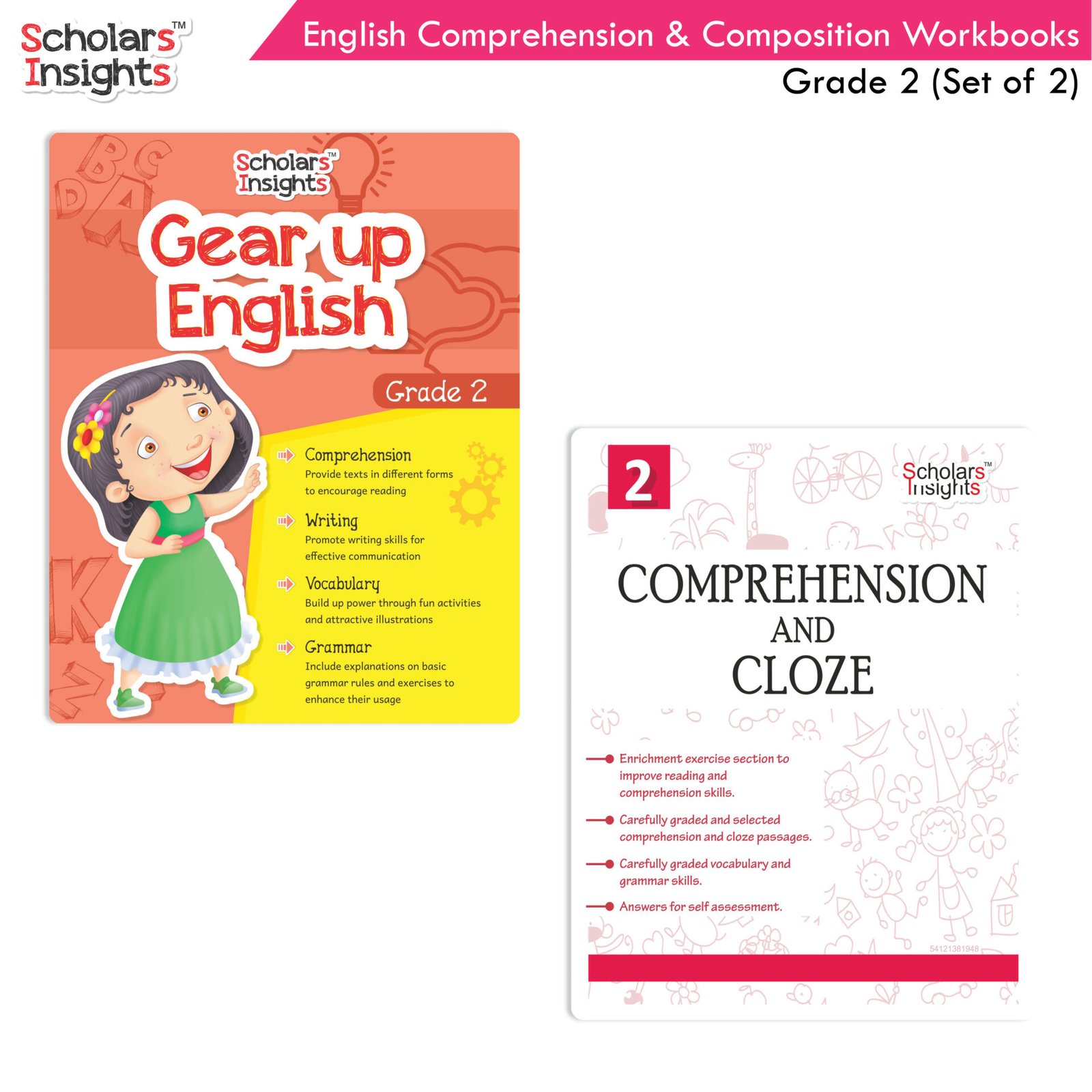 Scholars Insights English Comprehension Composition Workbook Grade 2 1