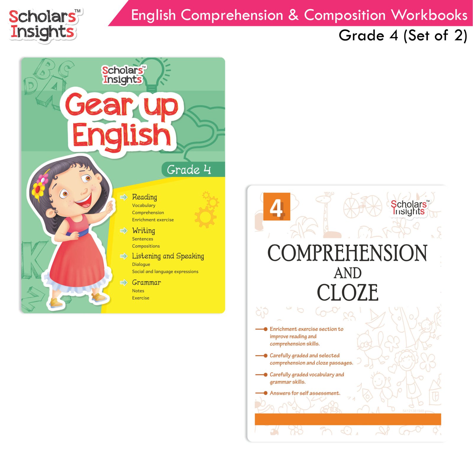 Scholars Insights English Comprehension Composition Workbook Grade 4 1