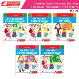 Cardinal Books Preschool Learning Playgroup (Preparatory Pre-Nursery) Kit A |Ages 2-3 Years