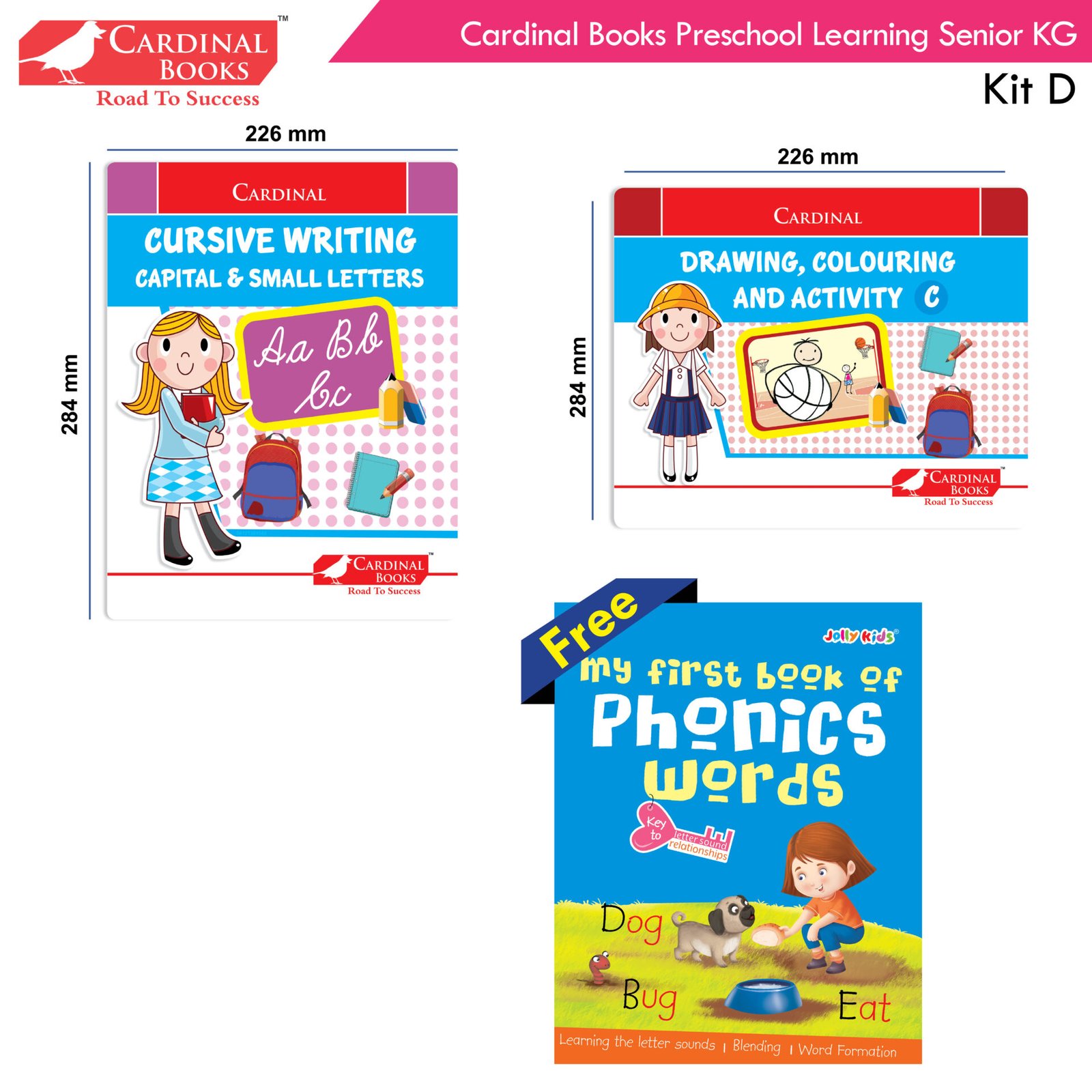 Cardinal Preschool Learning Senior KG (UKG) Kit D (2)