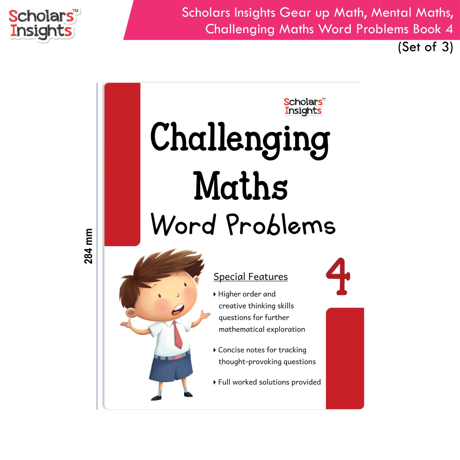 Scholars Insight Combo Set of Maths Workbook 4 (2)