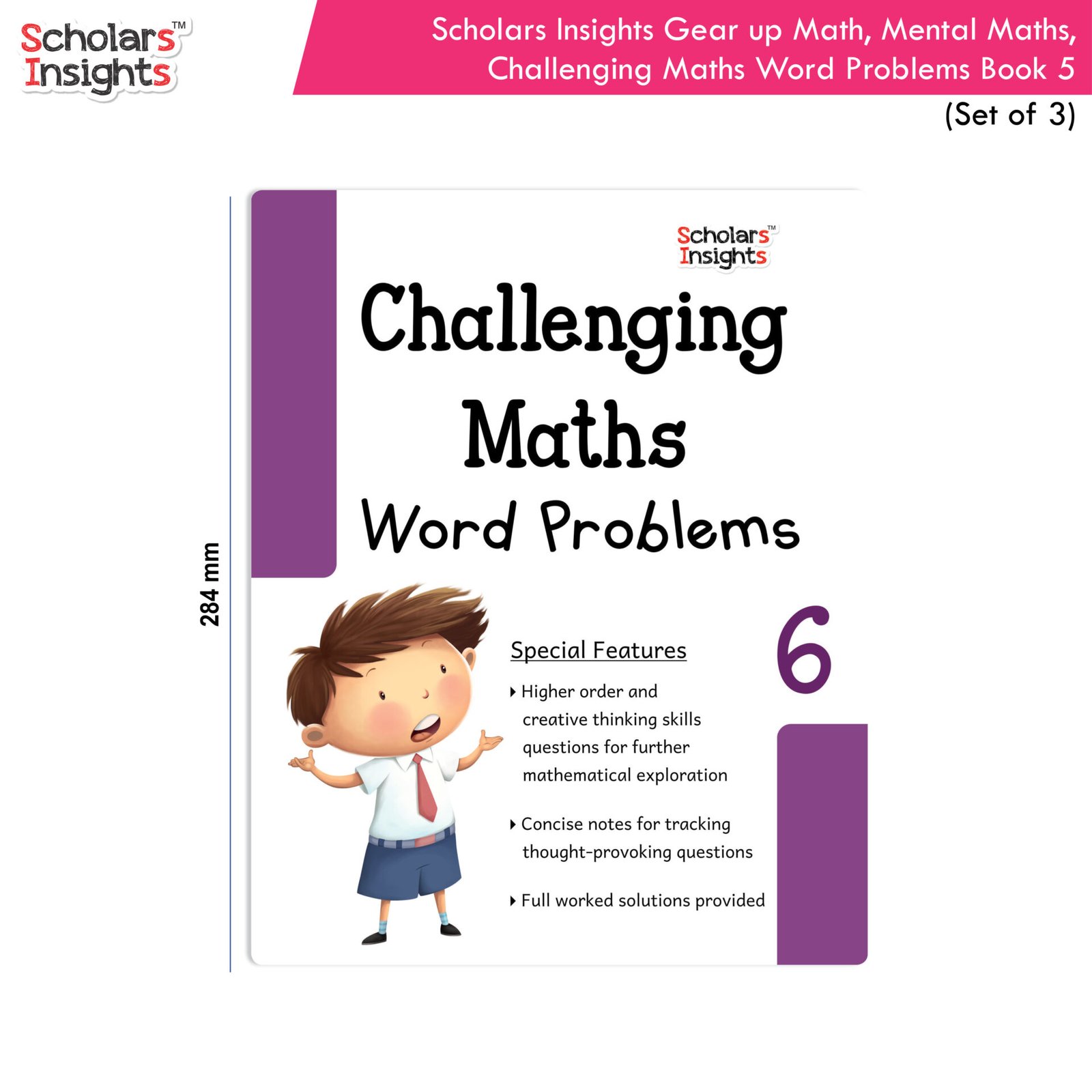 Scholars Insight Combo Set of Maths Workbook 6 (2)