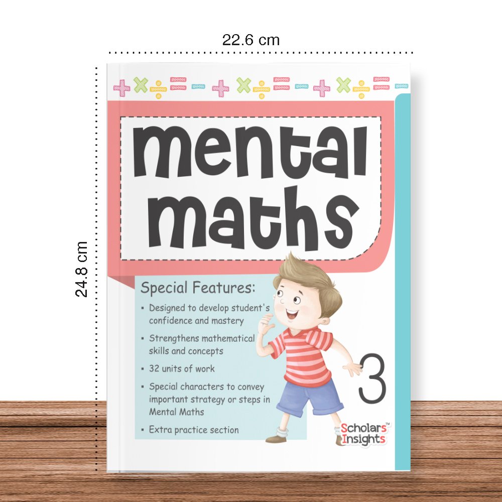Grade 3 Maths Combo Workbooks Set of 4 Mental Maths, Gear up, Olympiad, Challenging Maths (2)