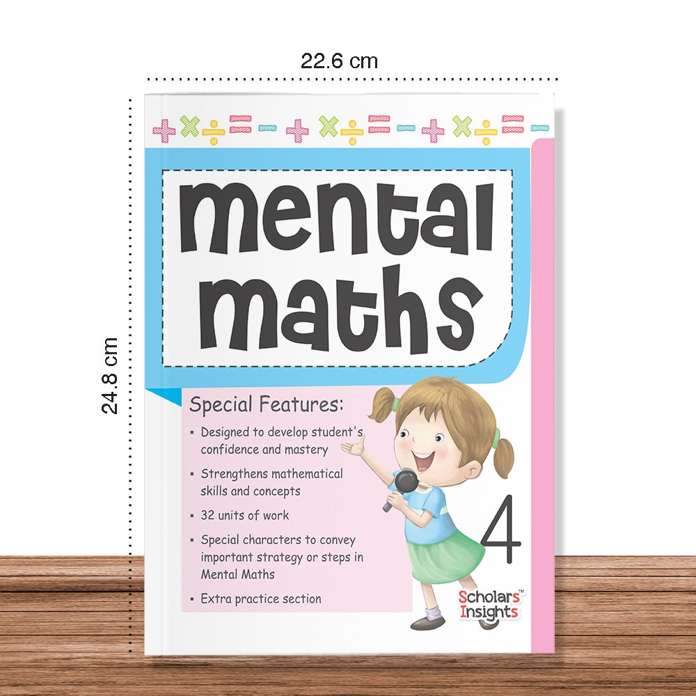 Grade 4 Maths Combo Workbooks Set of 4 Mental Maths, Gear up, Olympiad, Challenging Maths (2)