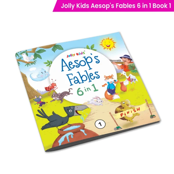 Jolly kids Aesops Fables 6 in 1 Fun Learning and Moral Values Stories Book 1 for Children