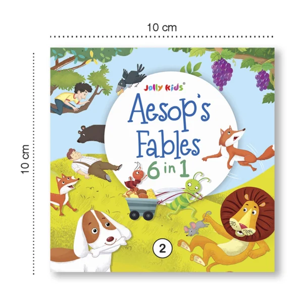 Jolly kids Aesops Fables 6 in 1 Fun Learning and Moral Values Stories Book 2 for Children