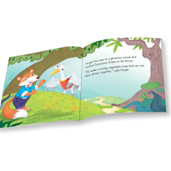 Jolly kids Aesop Fables 6 in 1 Fun Learning and Moral Values Stories Book Set of 2 for Children