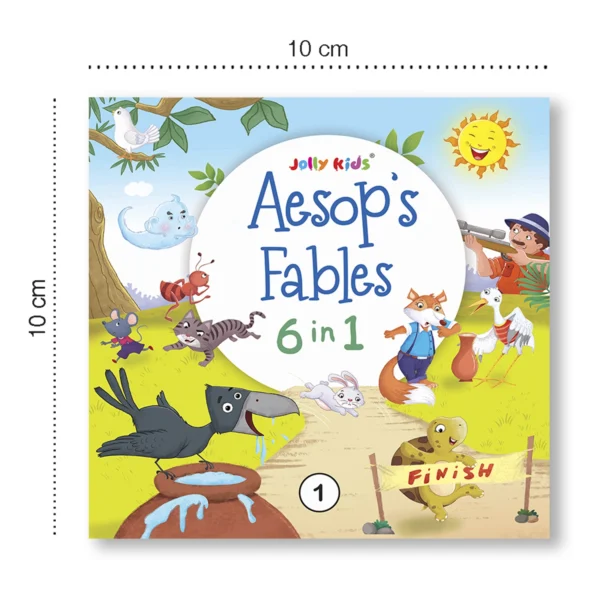 Jolly kids Aesop Fables 6 in 1 Fun Learning and Moral Values Stories Book Set of 2 for Children