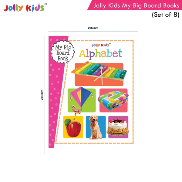 Jolly Kids Fun Learning My Big Picture Board Books Set of 8