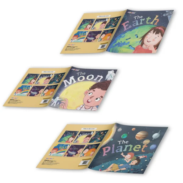 Jolly Kids The Solar System Books Set of 6| The Earth, The Moon, The Planet, The Sky, The Stars, The Sun| Part of: Knowledge Encyclopedia For Children Ages 4-10 Years - Image 7