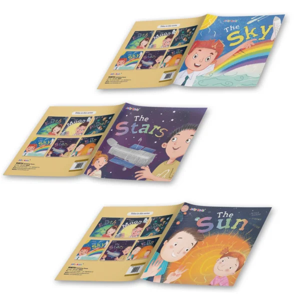 Jolly Kids The Solar System Books Set of 6| The Earth, The Moon, The Planet, The Sky, The Stars, The Sun| Part of: Knowledge Encyclopedia For Children Ages 4-10 Years - Image 8