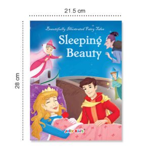 Jolly Kids Beautifully Illustrated Fairy Tales Books E Set of 8| Beauty and The Beast, Jack and The Beanstalk, Rapunzel, King Midas, Goldilocks and The Three Bears, Thumbelina, Hansel and Gretel, The Frog Prince