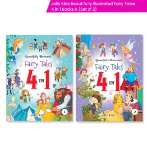 Jolly Kids Beautifully Illustrated Fairy Tales 4 in 1 Books A (Set of 2)