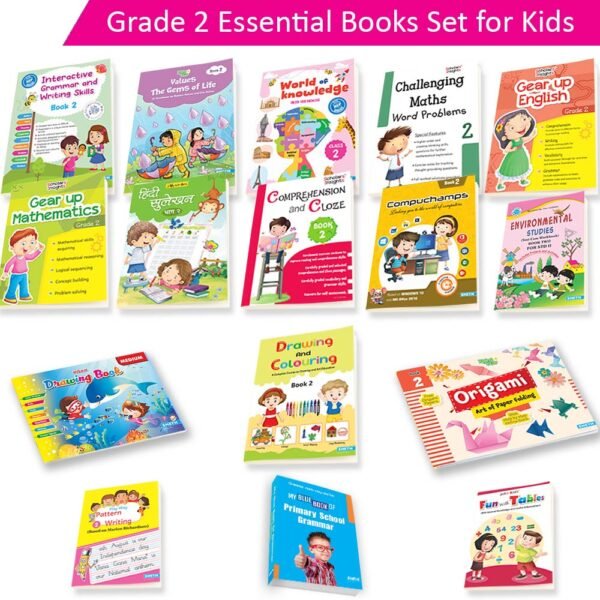 Grade 2 Essential Educational Books Collection For Kids Ages 7-8 Years