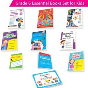 Grade 6 Essential Educational Books Collection For Kids Ages 11-12 Years