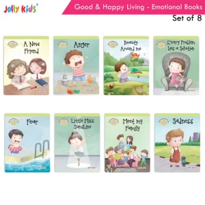 Jolly Kids Good and Happy Living The Emotional Way Story Books (Set of 8) Learning Stories about Feeling and Emotions