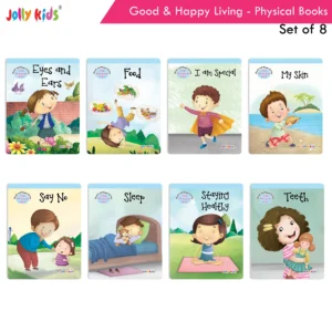 Jolly Kids Good and Happy Living The Physical Way Short Stories Books (Set of 8)| Kids learning Physical Activity Book