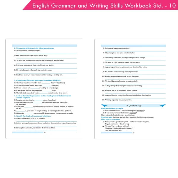 Nigam English Grammar and Writing Skills A Handbook & Workbook for Class 10 – Comprehensive Language Learning Guide - Image 5