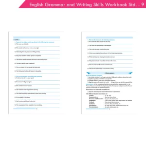 Nigam English Grammar and Writing Skills A Handbook & Workbook for Class 9 – Comprehensive Language Learning Guide